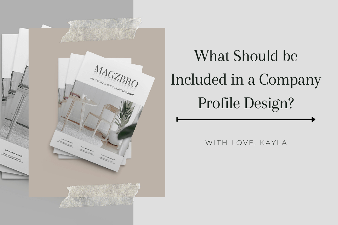 What Should Be Included In A Company Profile Design The Brand Gypsy